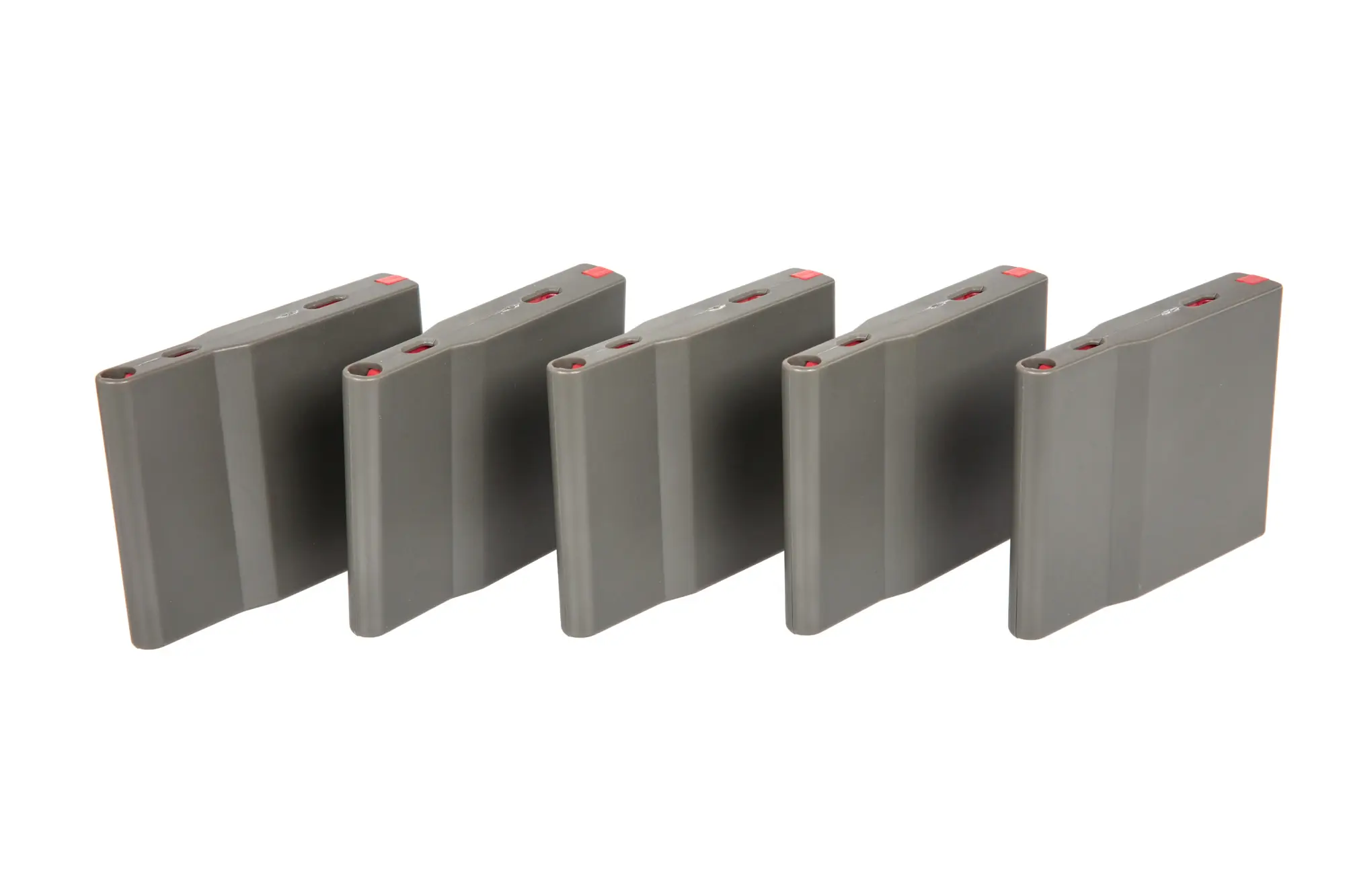 Set of 5 polymer magazines for SRS Silverback replicas Olive